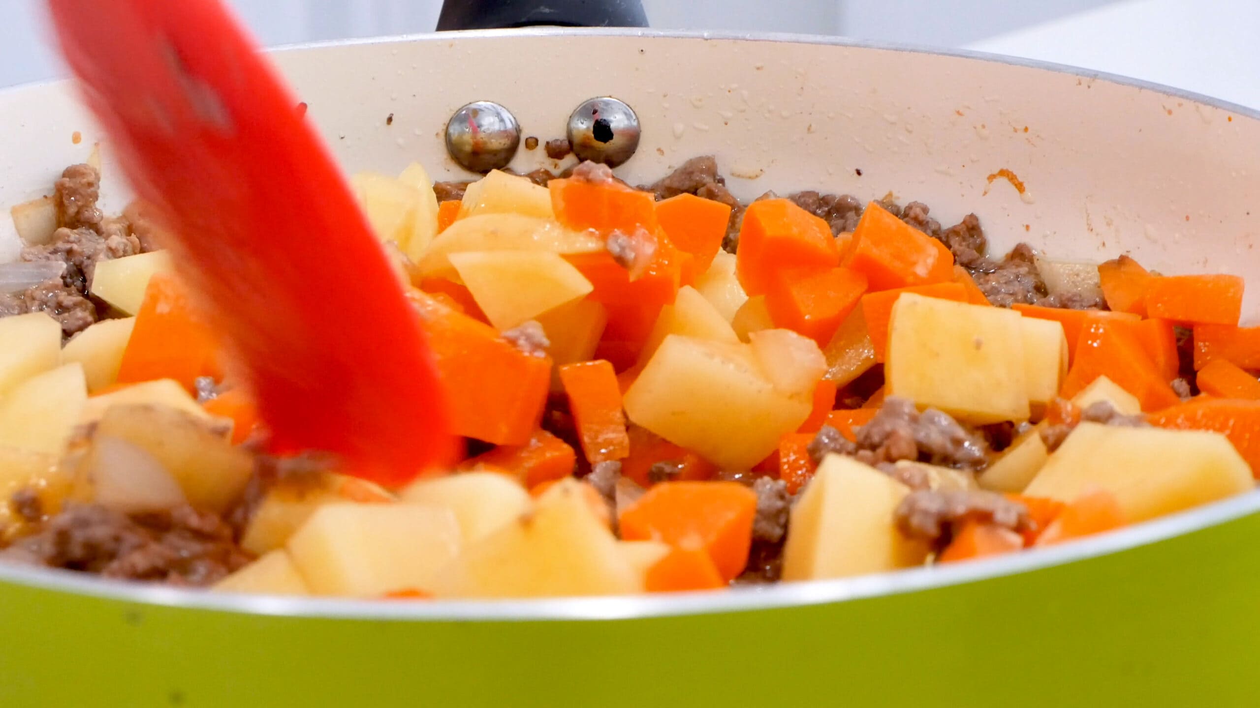 cooking vegetables