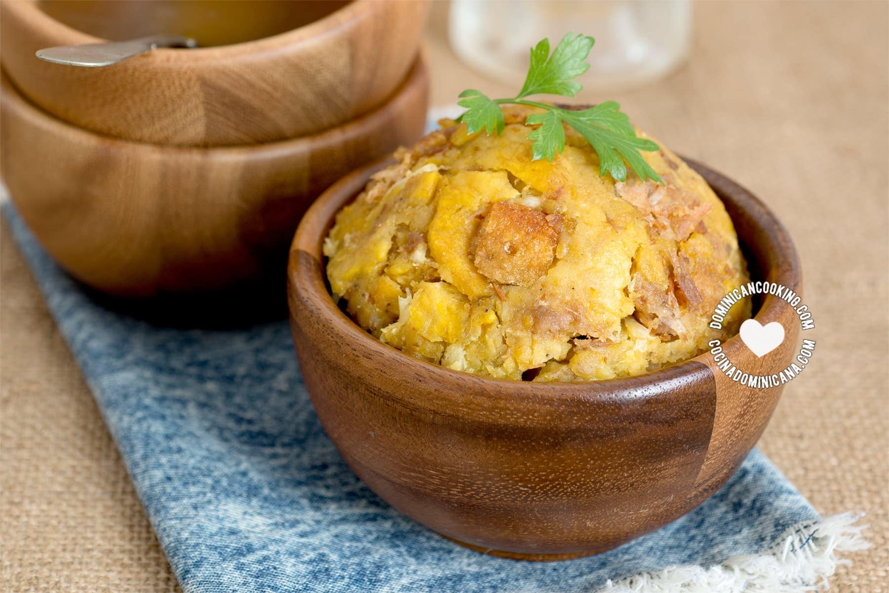 Mofongo Tradicional Dominicano (Sin Freír)