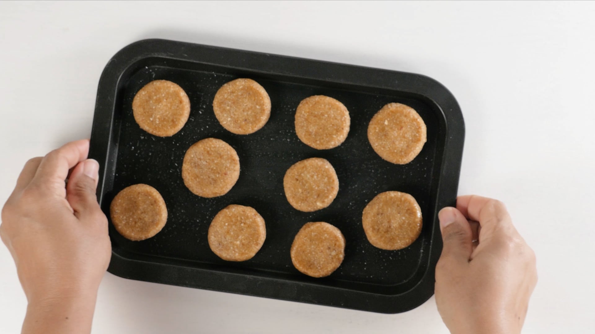 Cookies ready for the oven