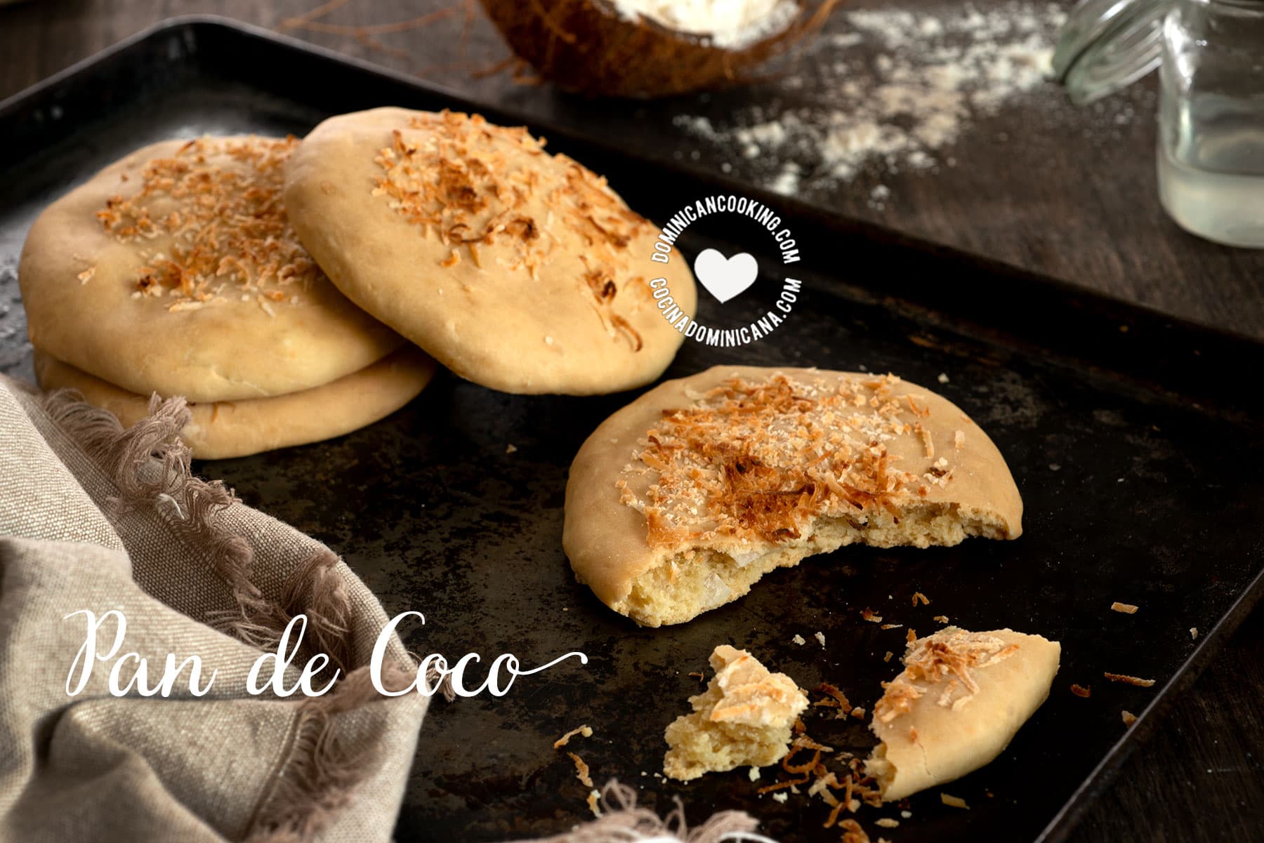 Pan de coco, Samana coconut bread