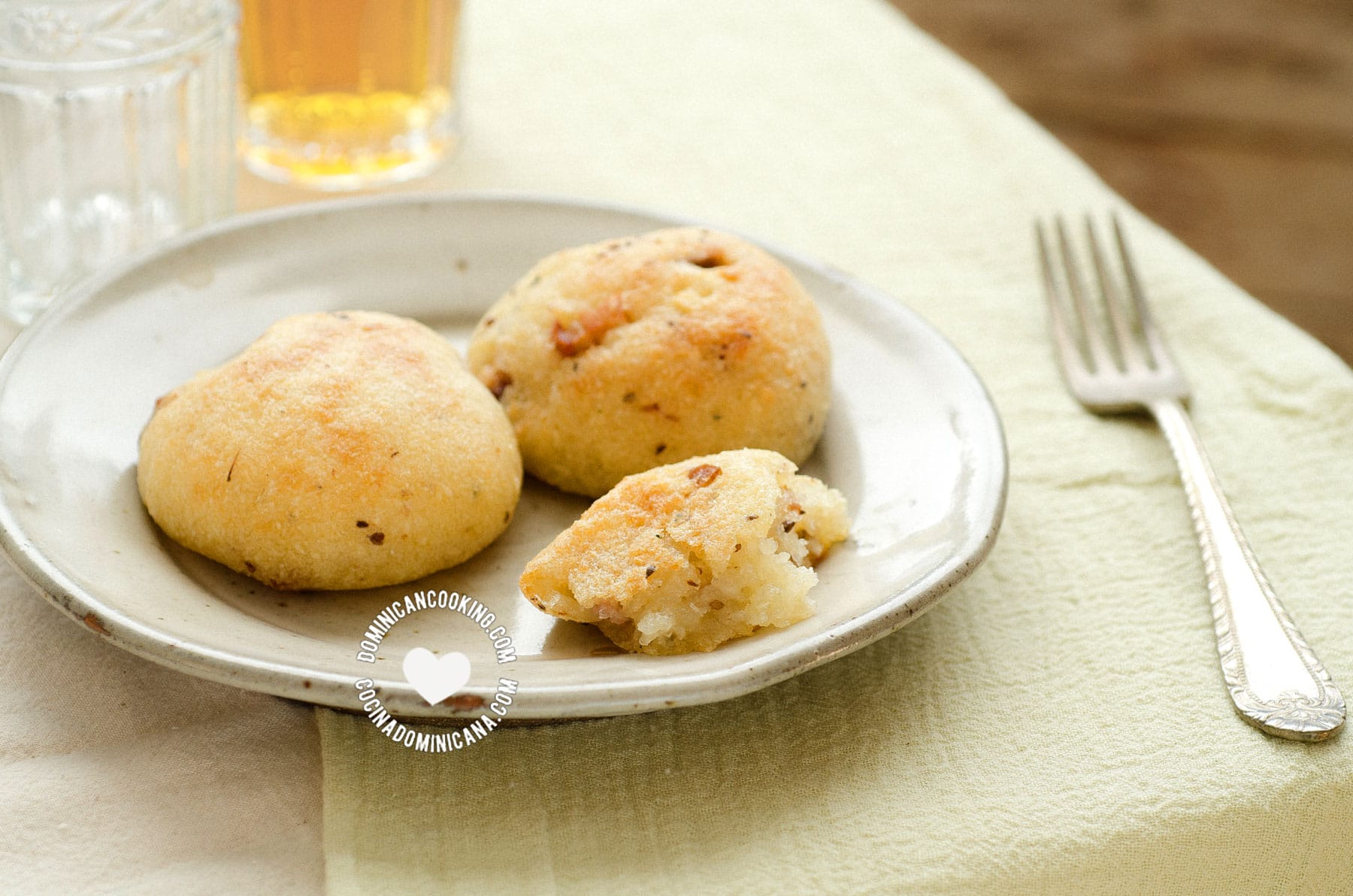 Panecicos (Cassava and Pork Crackling Rolls)