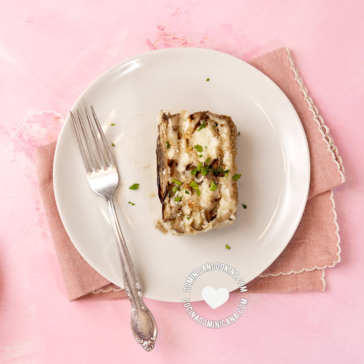 Pastelon de Berenjena y Queso (Eggplant & Cheese Casserole)