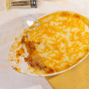 Pastelón de papa (ground beef casserole with potatoes)