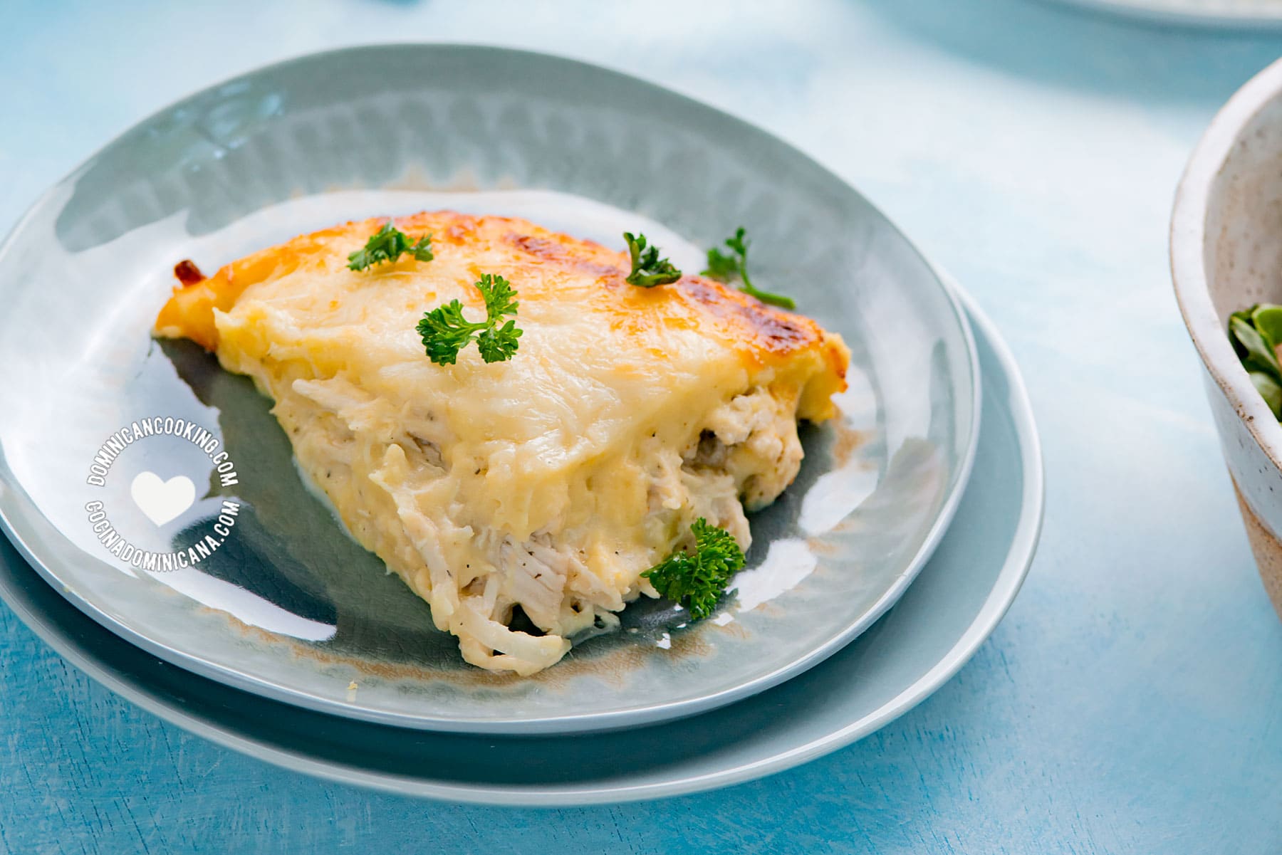 Pastelón de Yuca (Cassava and Chicken Casserole)