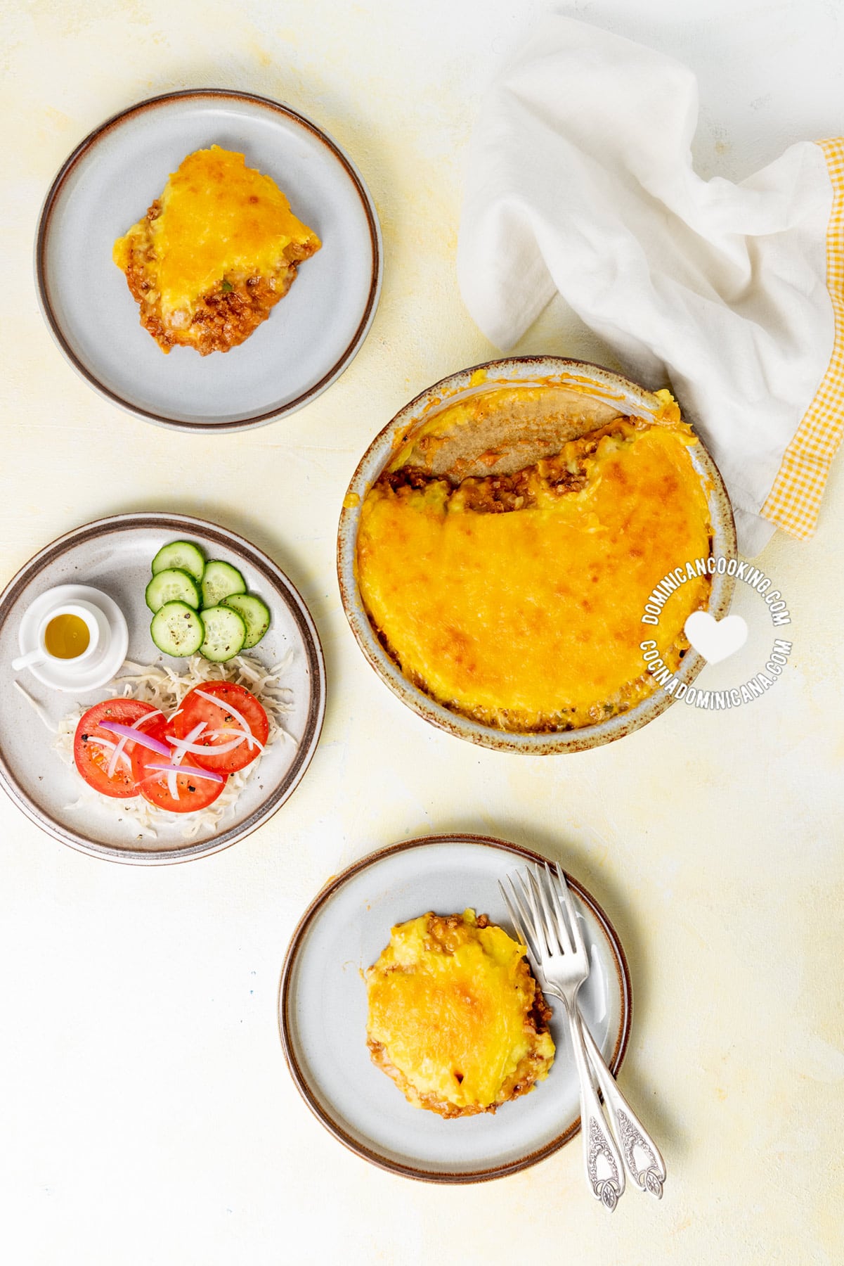 Pastelon de papa (Dominican shepherd's pie)