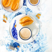 Chocolate de Maní (Peanut "Cocoa") served with pan de agua