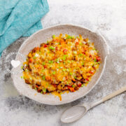 Cheese, Bacon, Carrot and Potato Casserole