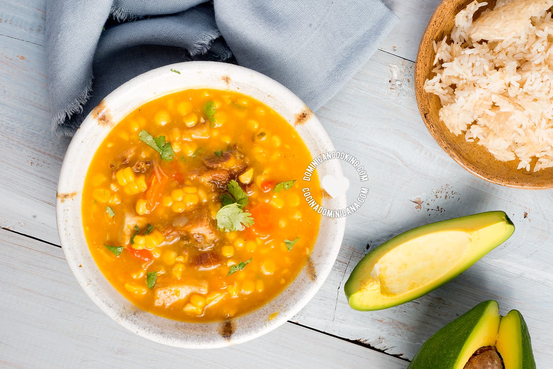 Buche' Perico (Corn Stew): delicious and oddly-named corn and pumpkin stew. I love the contrasting savory flavors with a hint of sweet from the corn.