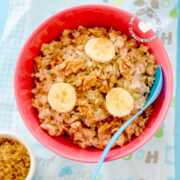 Desayuno de avena (oatmeal breakfast)