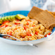 Revoltillo de Huevos (Scrambled Eggs a la Dominicana)