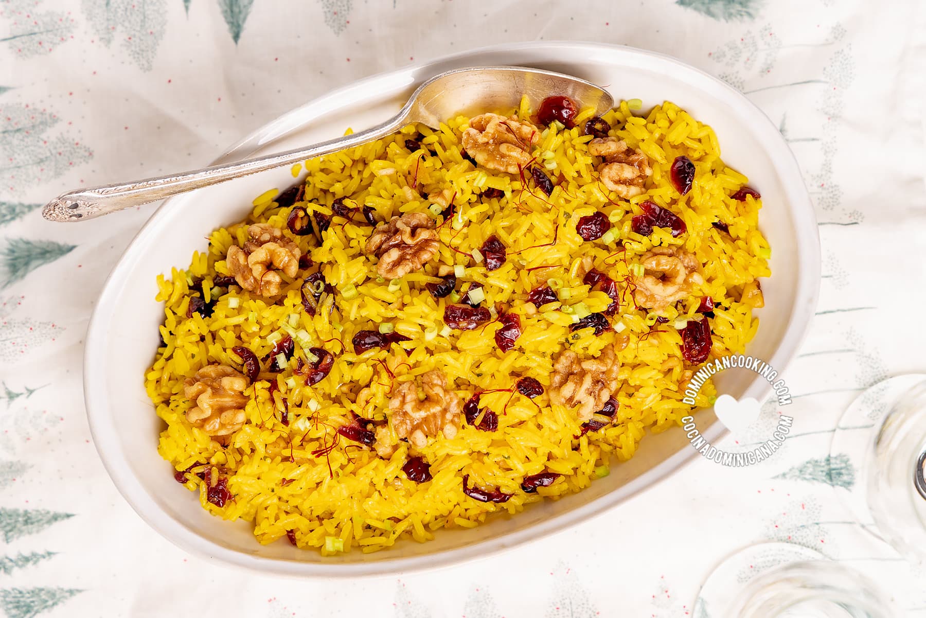 Festive Cranberry Rice Pilaf with Walnuts