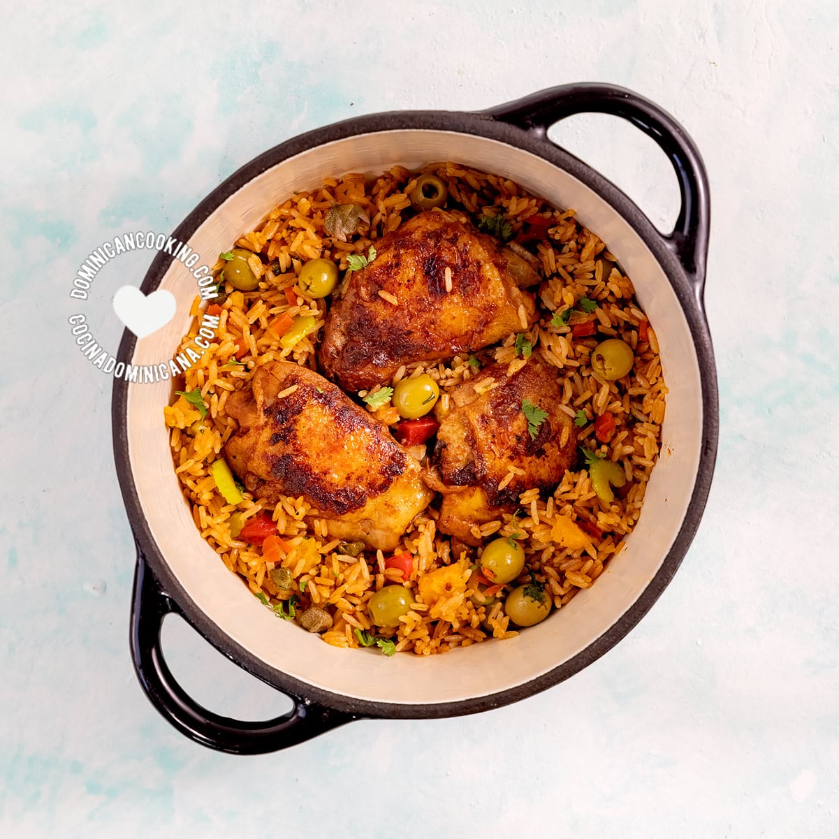 Locrio de Pollo (Rice and Chicken)