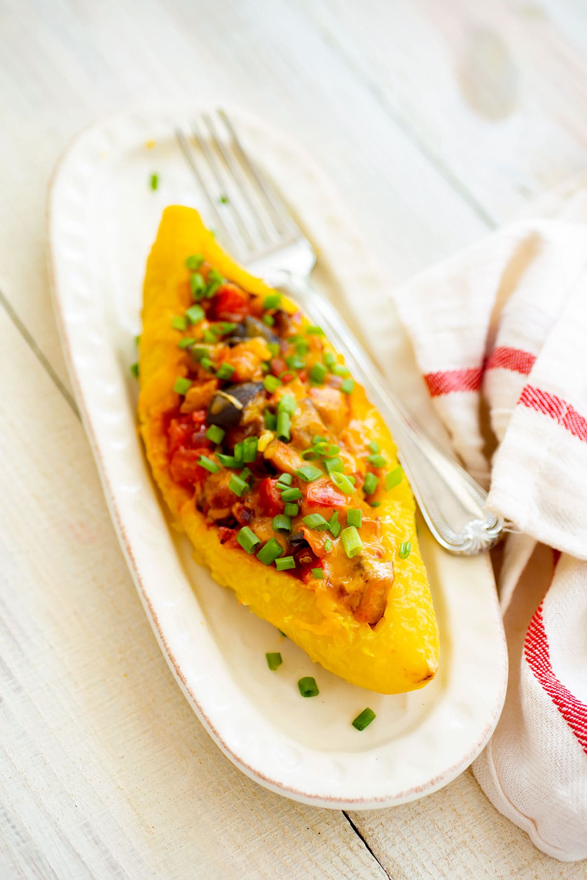 Ripe Plantain Boats (Canoas) with Eggplants