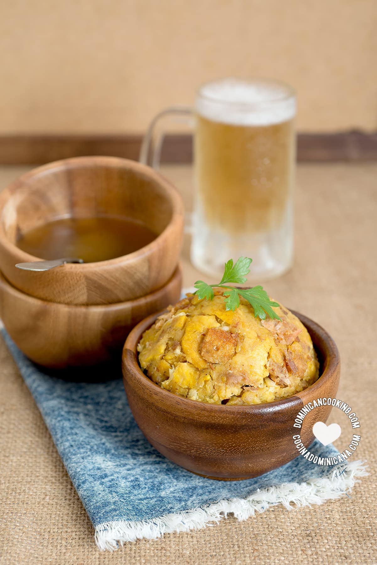 Mofongo Tradicional Dominicano (Sin Freír)