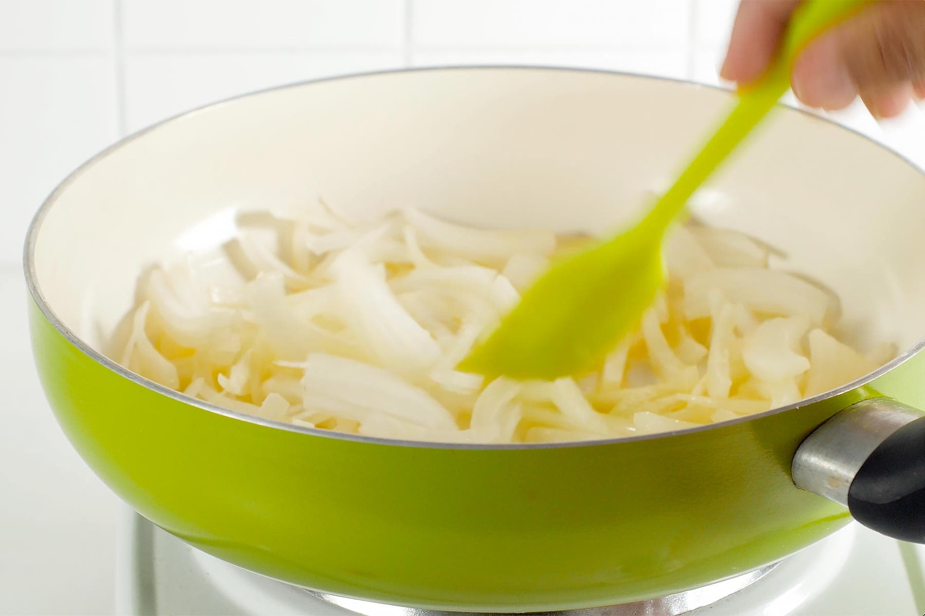 Sautéing onions