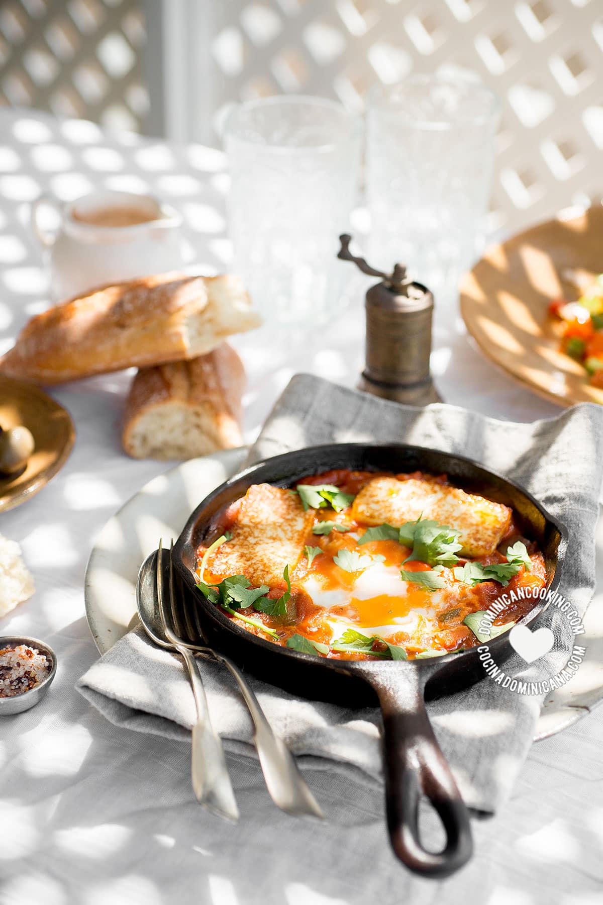 Shakshuka: Eggs on Tomato Sauce