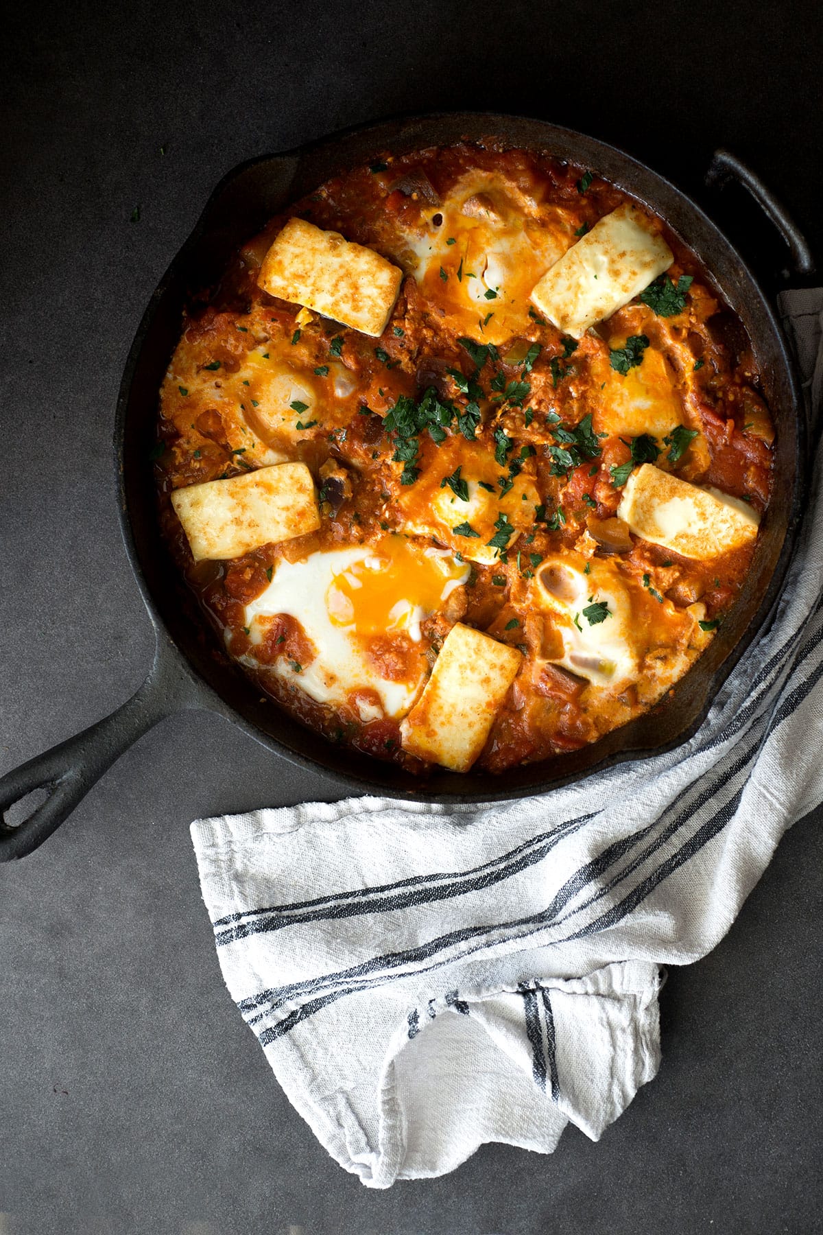 Shakshuka: Eggs on Tomato Sauce