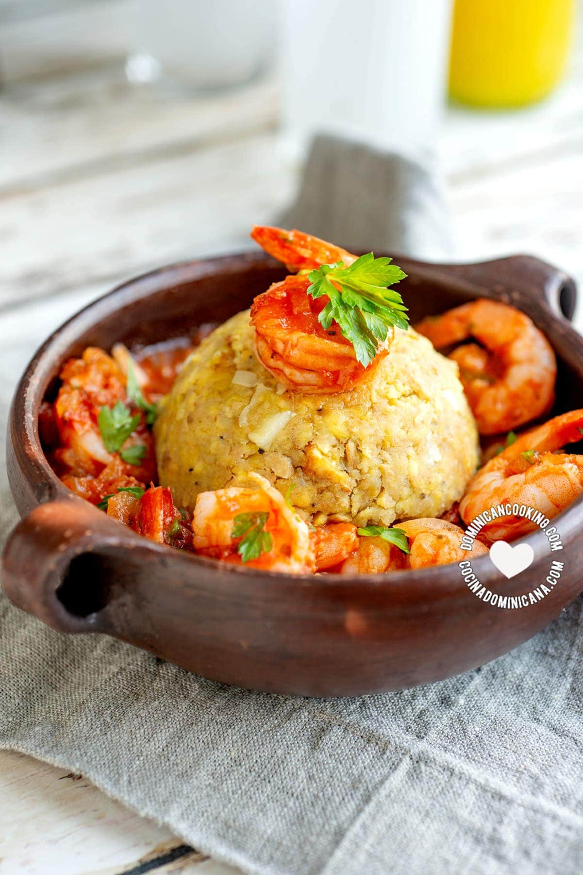 Mofongo de Camarones (Shrimp Mofongo)