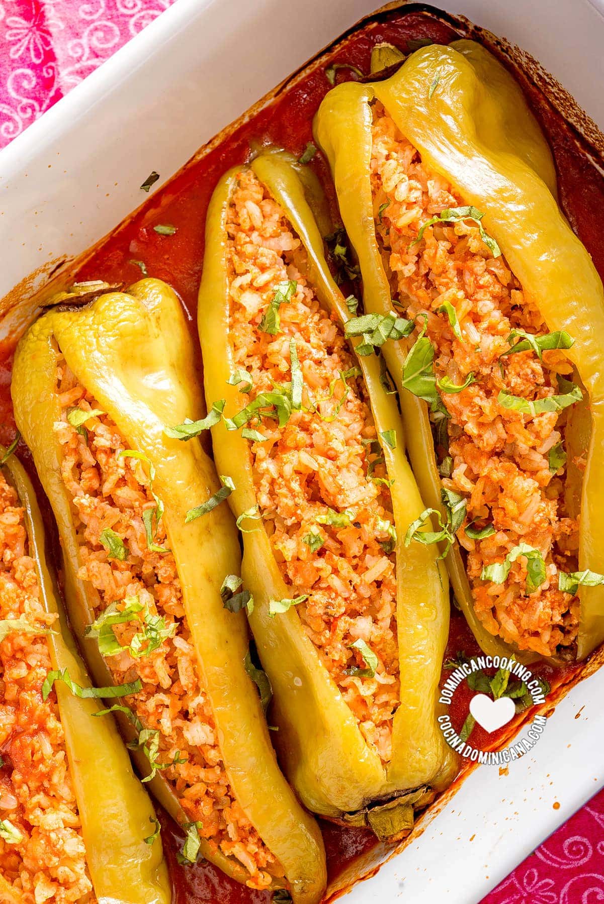 Stuffed Cubanelle Peppers