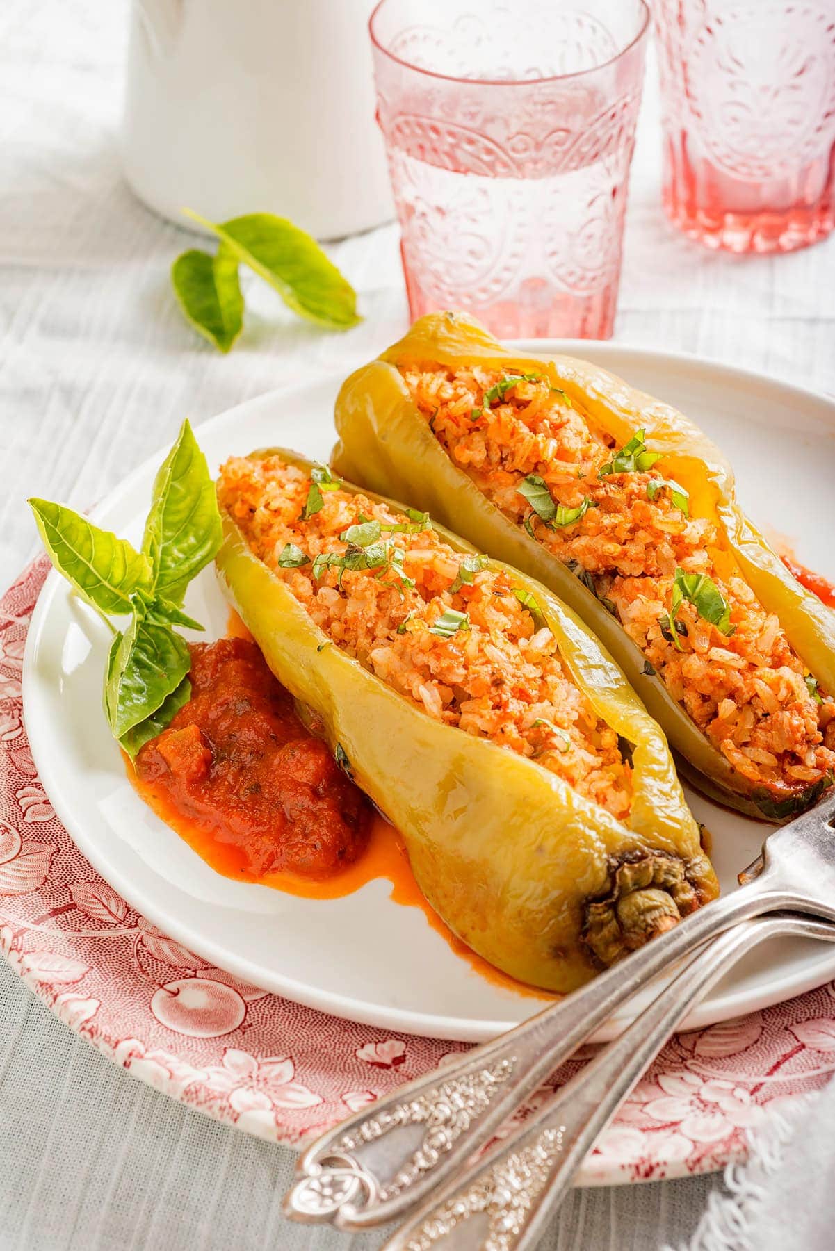 Stuffed Cubanelle Peppers