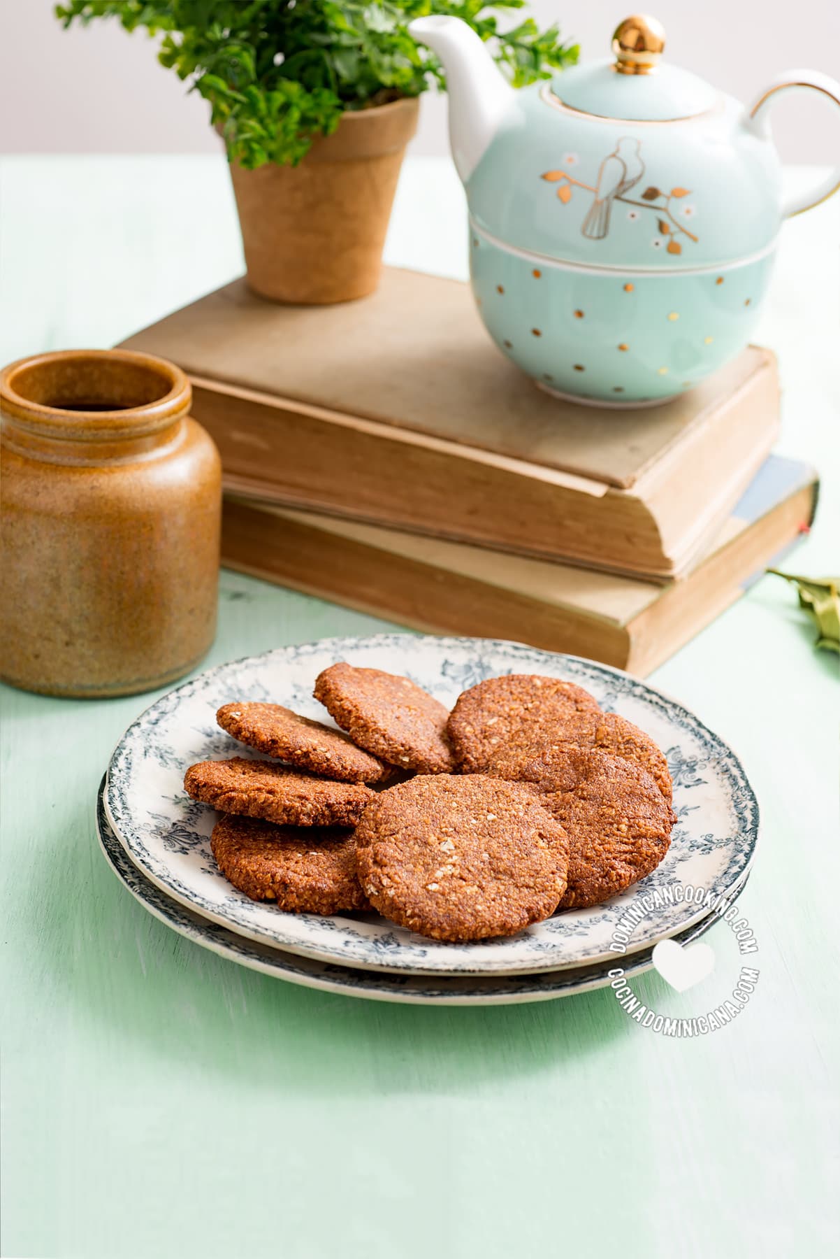 Easy Oatmeal and Almond No Sugar Cookies