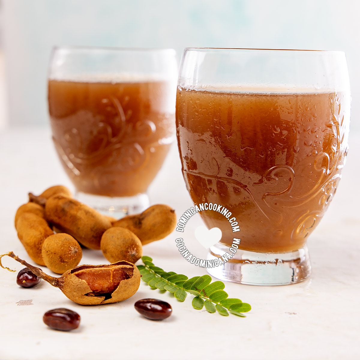 Champola o jugo de tamarindo (tamarind juice)