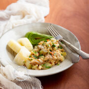 Bacalao con Tayota y Huevo (Codfish with Chayote & Egg)