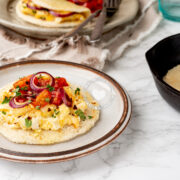 Cassava Flat Bread Breakfast