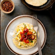 Cassava Flat Bread Breakfast