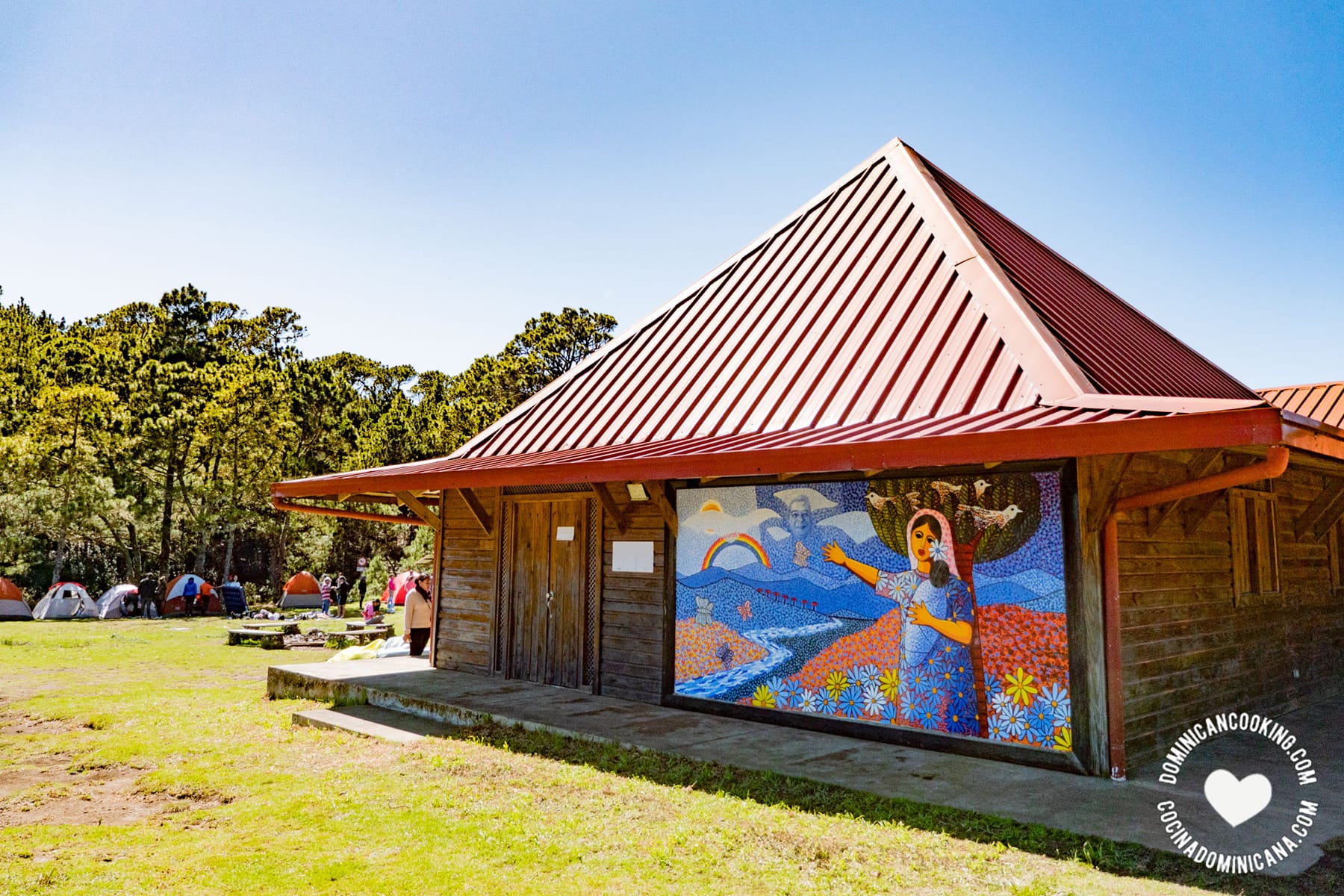 Mural at museum/ranger house