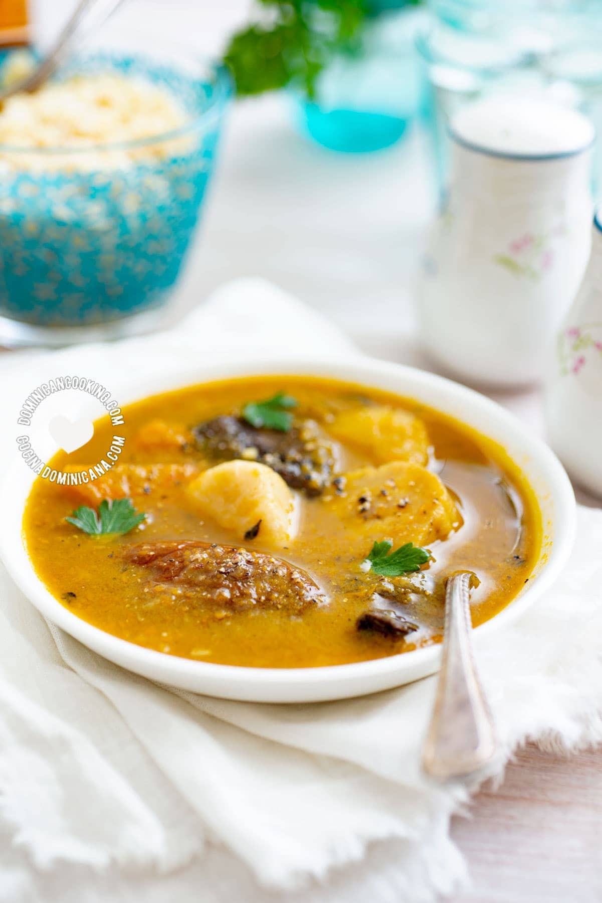 Bowl of Vegan "Sancocho" (Root Stew)