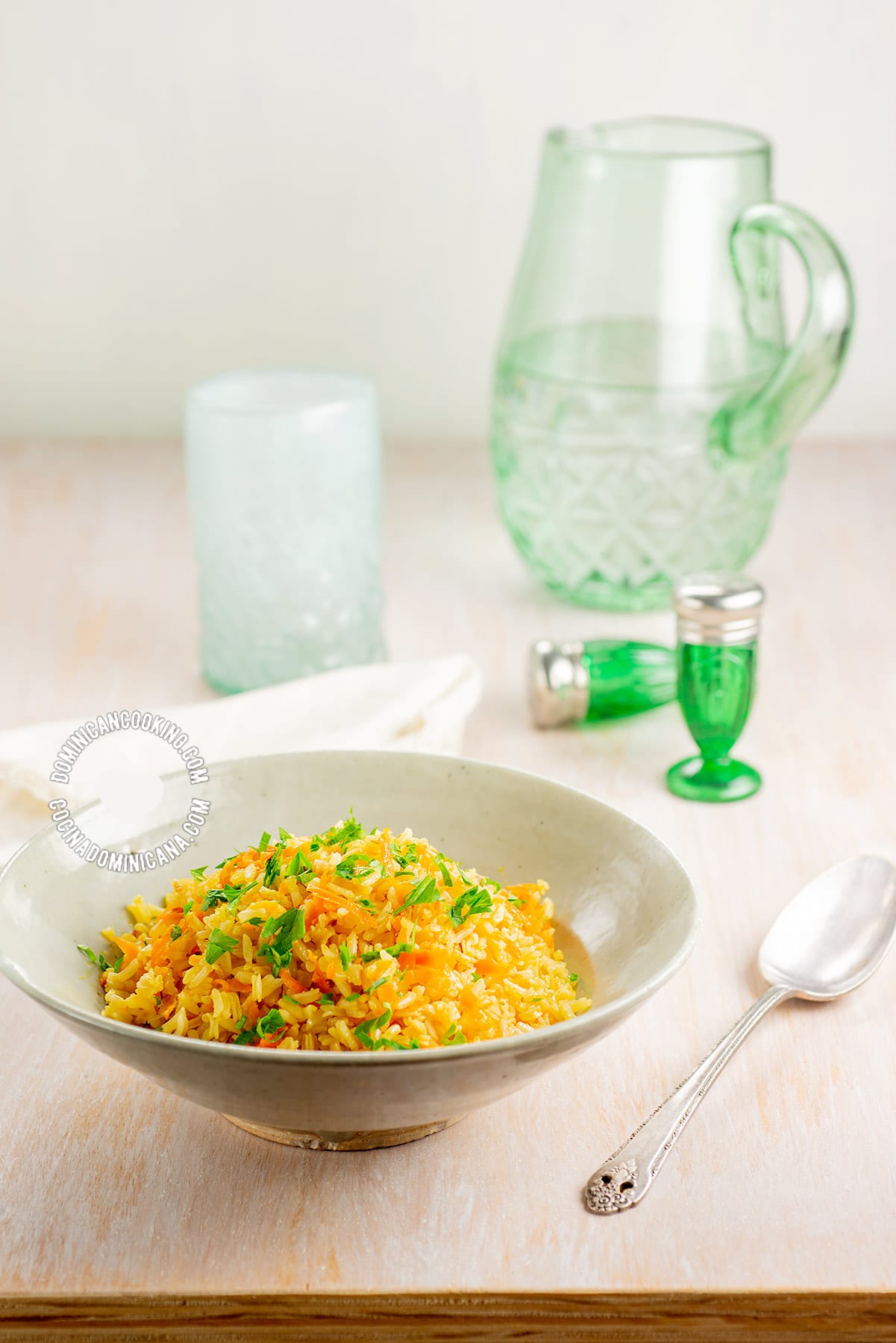 Plate of Arroz Amarillo (Spanish Yellow Rice)